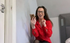 Real femdom SPH session to loser