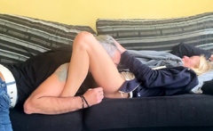 Mature Blonde Has Orgasm While Getting Her Pussy Eaten