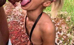 Amateur blonde teen casi james outdoor hardcore pounding