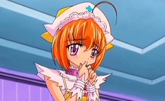 Sexy anime maid sucks dick