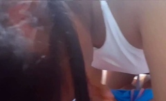 Mexican Teen Latina Sucks Off Her Sister's Boyfriend