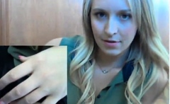 Amateur Blonde Solo Webcam