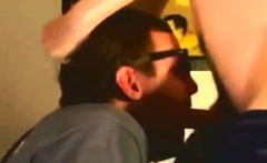 Big Cock Blowjob and Facial for My Buddy