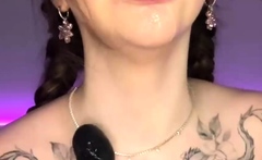 The Long-haired Damsel In A Cat Costume Provides A Blowage