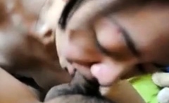 Cute Asian Girl Gives Blowjob Using Only Her Mouth