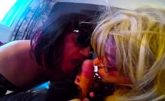 Big Daddies and Crossdressers Blowjob Party