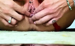Beautiful Sonya having a horny solo toy masturbation