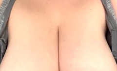 Big boobs milf masturbates with her dildo